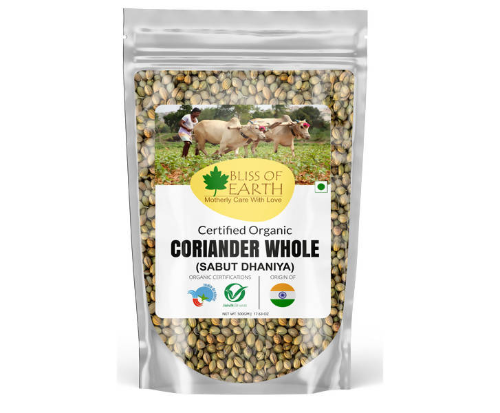 Bliss of Earth Coriander Whole - Swadesiicart
