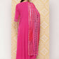 Ahalyaa Women's Traditional wear Kurta Set - Pink | Swadesiicart
