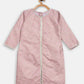 Ahalyaa Pink Poly Silk Straight Kids Kurta Palazzo Set For Girls | Swadesiicart