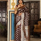 Shree Shyam Fashion Wine Silk Saree