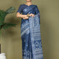 Shree Shyam Fashion Cotton Blue Saree