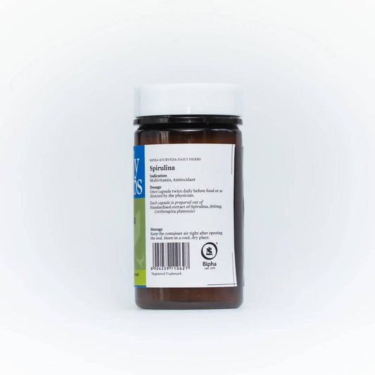Bipha Ayurveda Daily Herbs Sprirulina Capsules | Swadesiicart