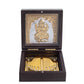 Golden Peacock Brown Wooden Ganesha Prayer Box | Swadesiicart