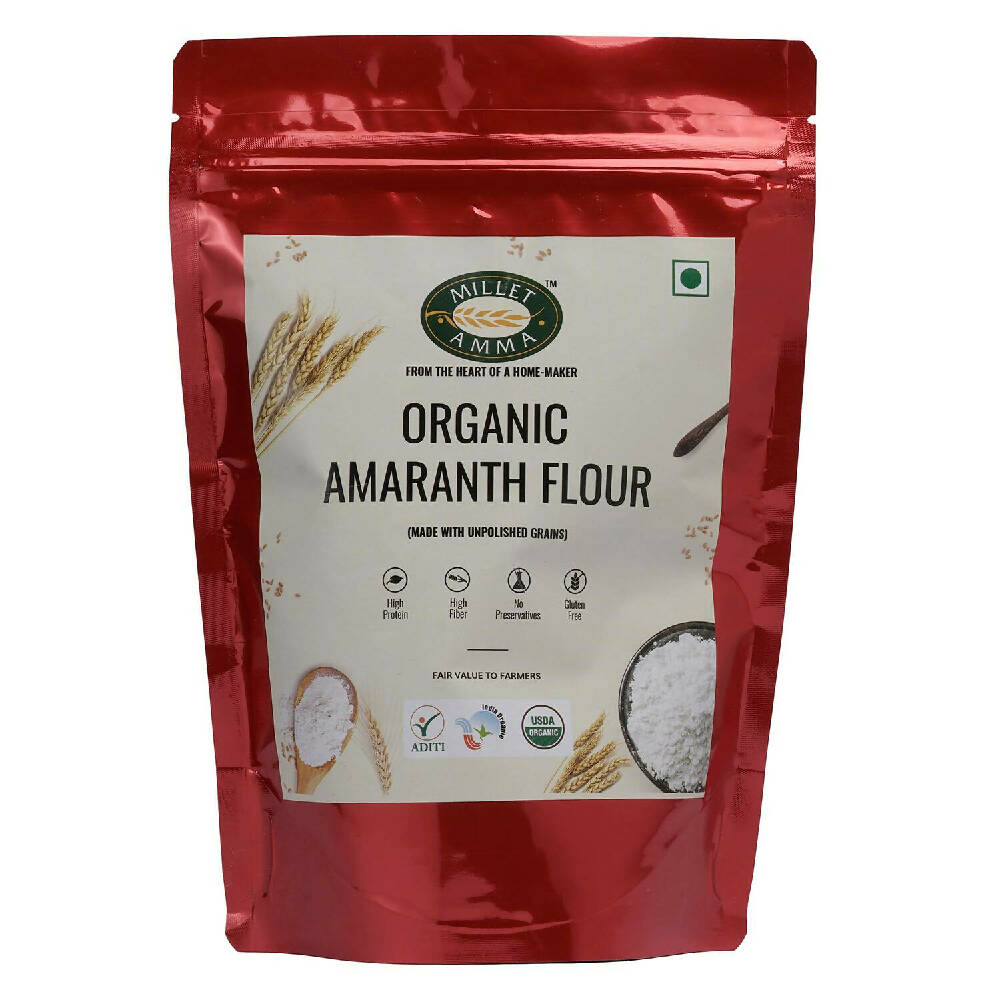 Millet Amma Organic Amaranth Flour - Millet Amma urban Monk pvt Ltd