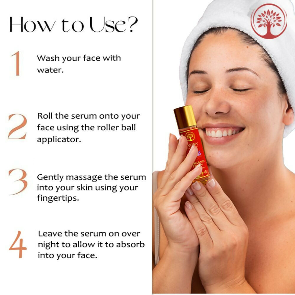 Ivory Natural Kumkumadi Tailam Face Oil - Saffron And Lotus Essence For Skin Revitalization | Swadesiicart