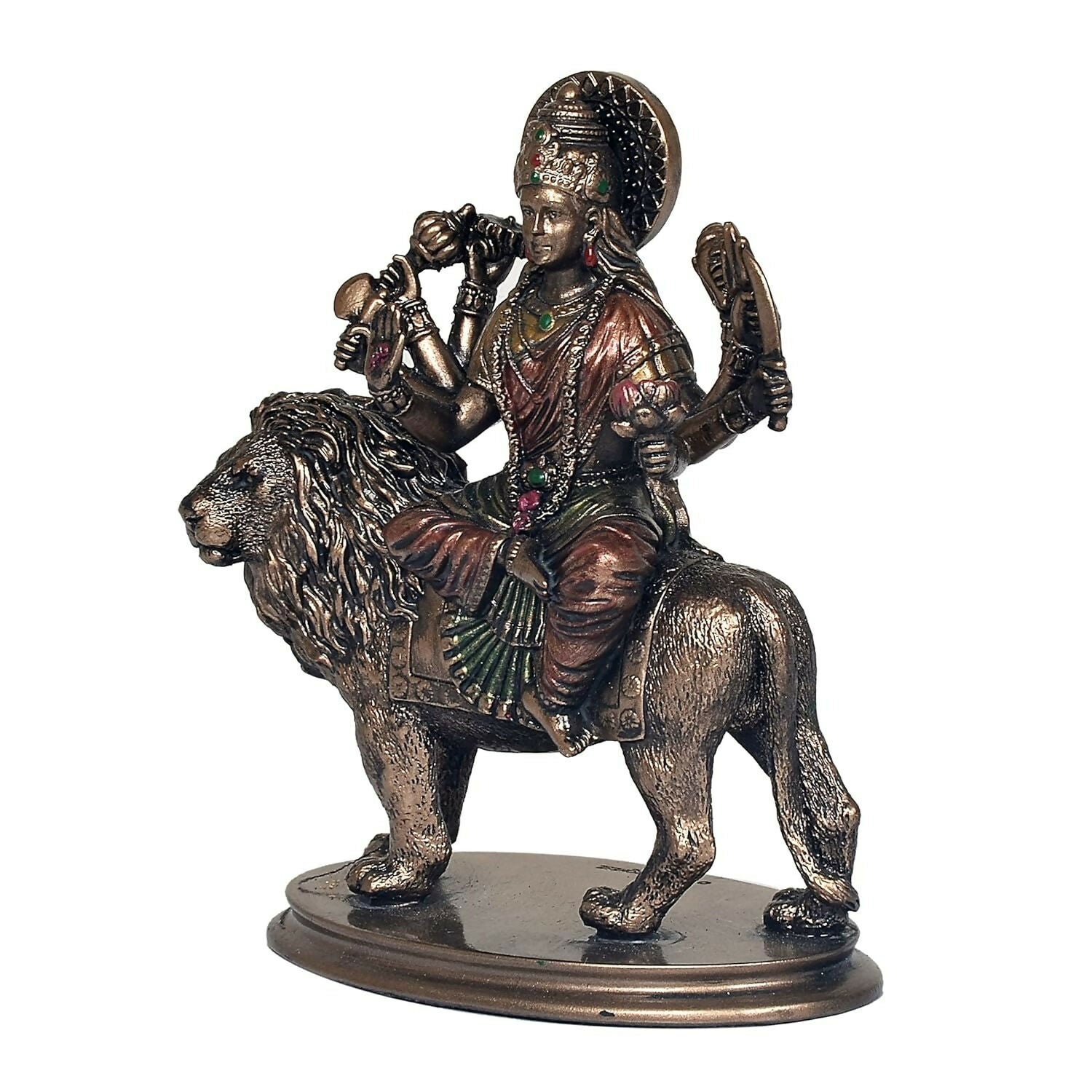 Umi Cold Cast Resin Maa Durga Idol - Swadesiicart