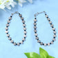 Mominos Fashion Kamal Johar Oxidised Silver Black Beads Anklets | Swadesiicart