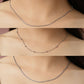 NVR Women's Set of 3 Silver-Toned German Silver Oxidised Chain | Swadesiicart
