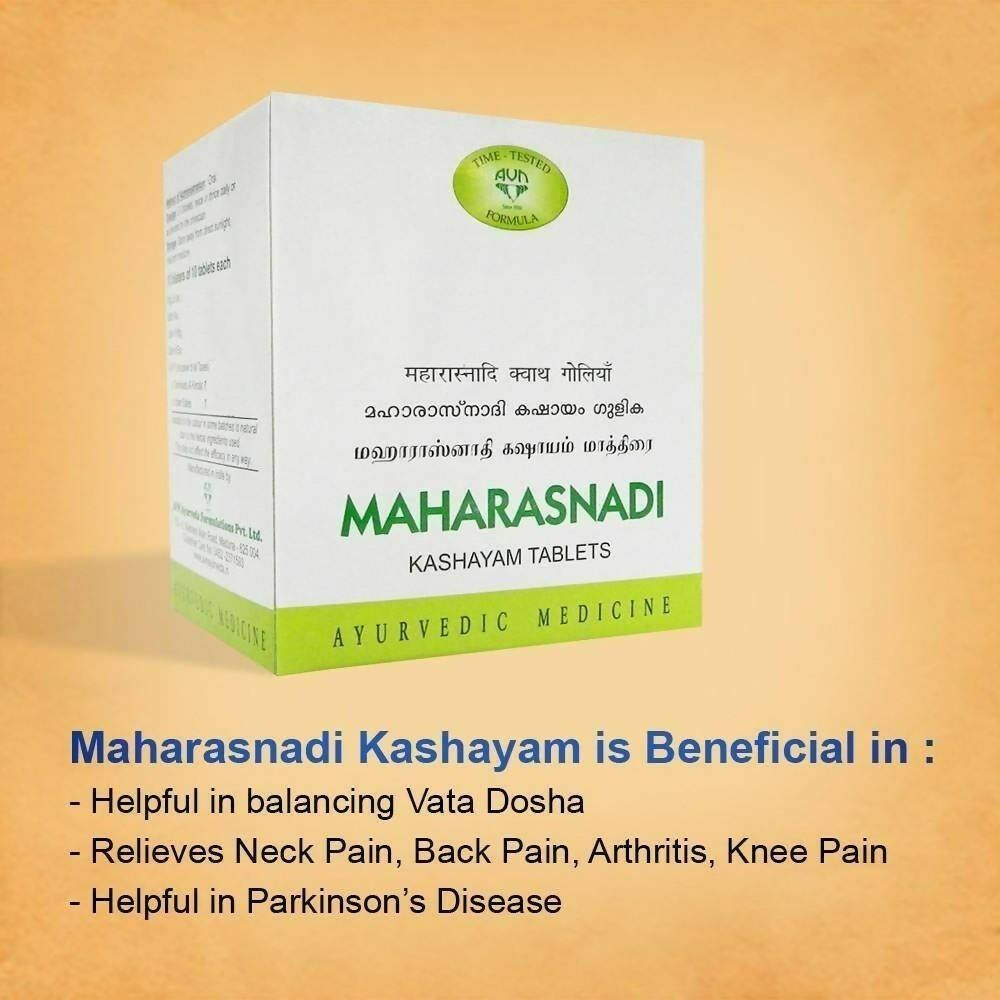 AVN Ayurveda Maharasnadi Kashayam Tablets - Swadesiicart