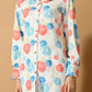 Myshka Women's White Printed Shirt With Trousers - Swadesiicart