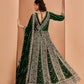 Anaita Dark Green Georgette Embroidered Salwar Suit