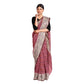 Exclusive Collection 100% Pure Cotton Mauve Tant Saree With Hand Weaving Work - Swadesiicart