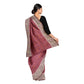Exclusive Collection 100% Pure Cotton Mauve Tant Saree With Hand Weaving Work - Swadesiicart