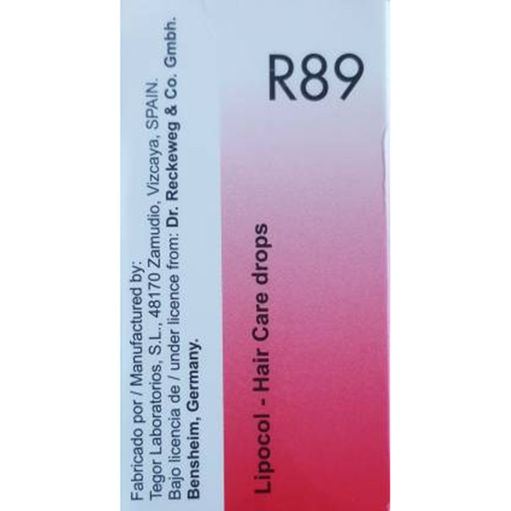 Dr. Reckeweg Lipocol R89 Hair Care Drops | Swadesiicart