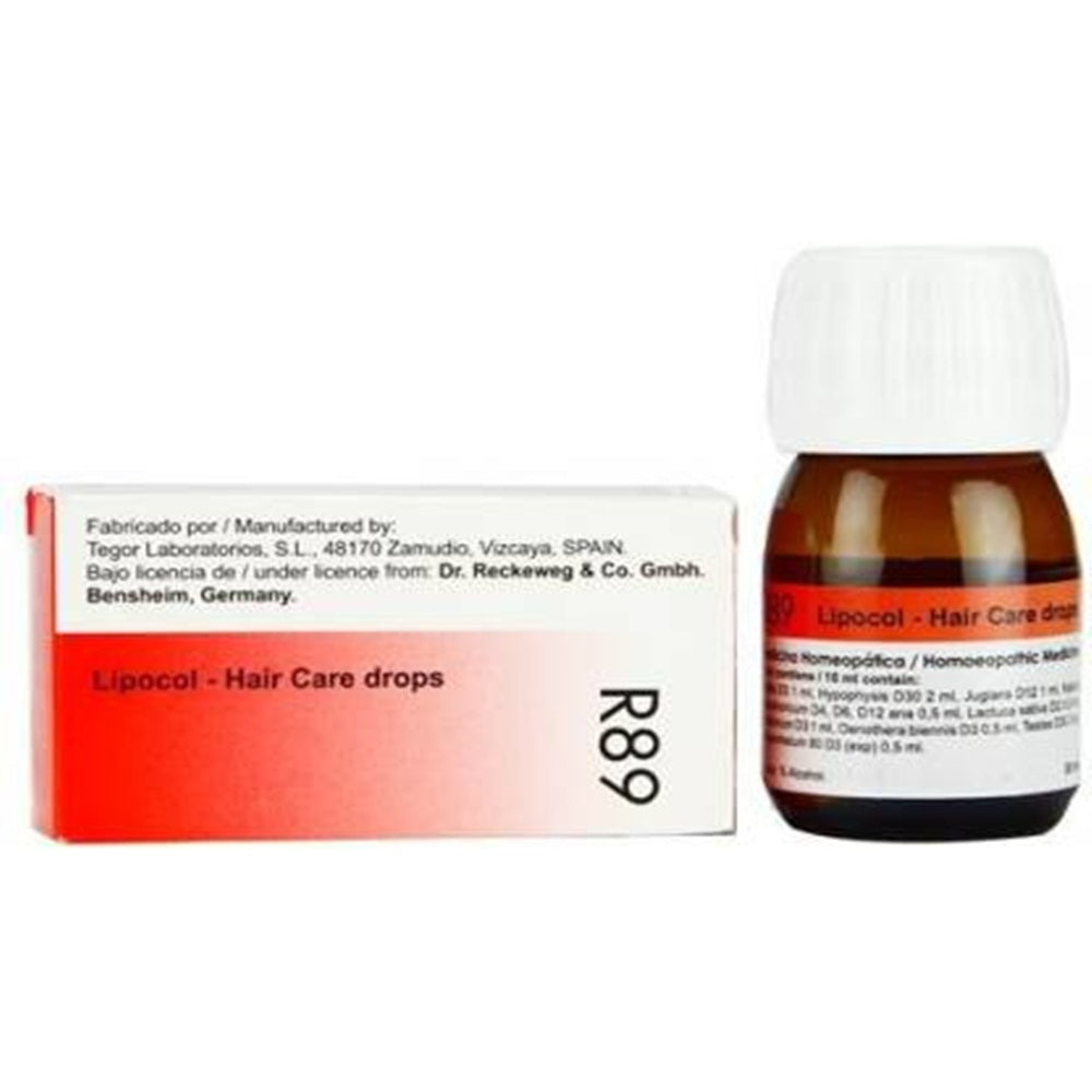 Dr. Reckeweg Lipocol R89 Hair Care Drops | Swadesiicart