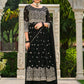 Anaita Black Faux Georgette Plazzo Suit With Embroidery & Sequins Work