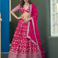 Anaita Magenta Dola Silk Lehenga Choli With Heavy Embroidery Work