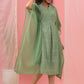 Juniper Womens Sagegreen Embroidered Kaftan | Swadesiicart