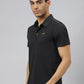 Alcis Men Train-Tech Anti-Static Slim-Fit Training Polo T-Shirt | Swadesiicart