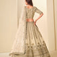 Anaita White Art Silk Lehenga Choli With Heavy Embroidery Work