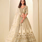Anaita White Art Silk Lehenga Choli With Heavy Embroidery Work