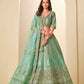 Anaita Sea Green Art Silk Lehenga Choli With Heavy Embroidery Work