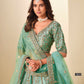 Anaita Sea Green Art Silk Lehenga Choli With Heavy Embroidery Work