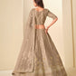 Anaita Brown Art Silk Lehenga Choli With Heavy Embroidery Work