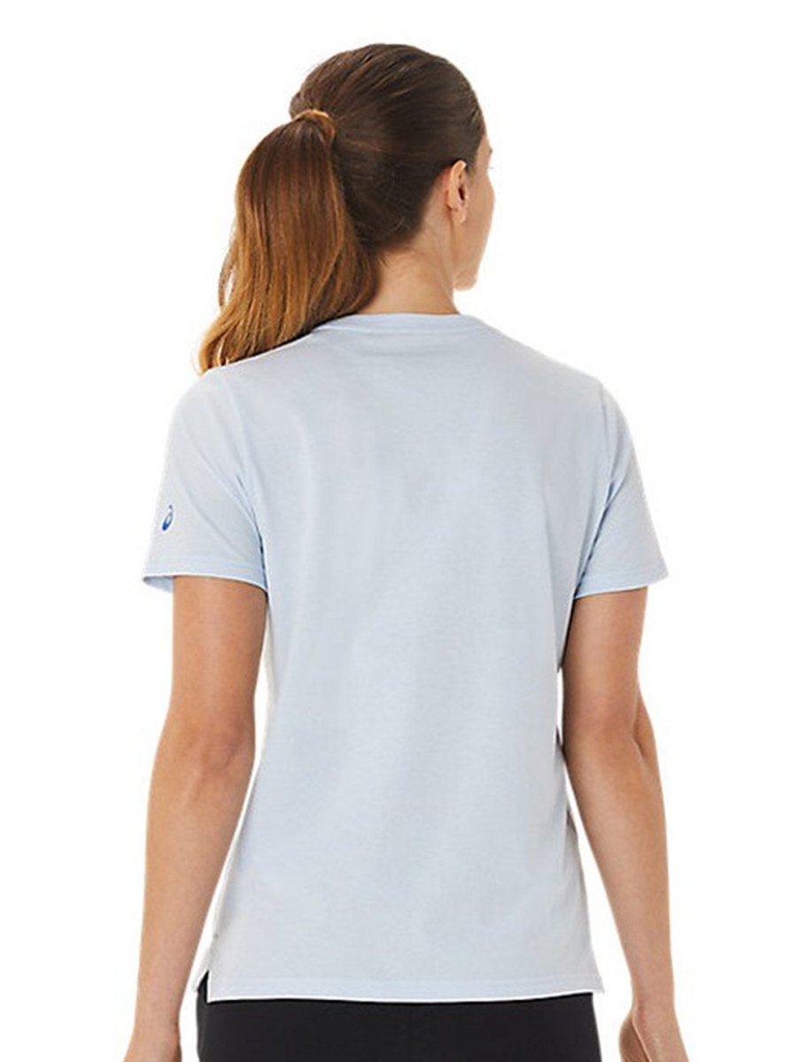 ASICS Logo Graphic Printed Round Neck T-shirt | Swadesiicart