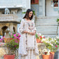Lorenvalley Vichitra Silk Sequins and Thread Embroidery Work Palazzo Set | Swadesiicart