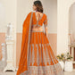 Anaita Orange Faux Georgette Lehenga Choli With Sequence Work