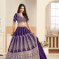 Anaita Violet Faux Georgette Lehenga Choli With Sequence Work