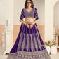 Anaita Violet Faux Georgette Lehenga Choli With Sequence Work
