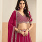 Anita Rani Pink Faux Georgette Lehenga Choli With Sequence Work
