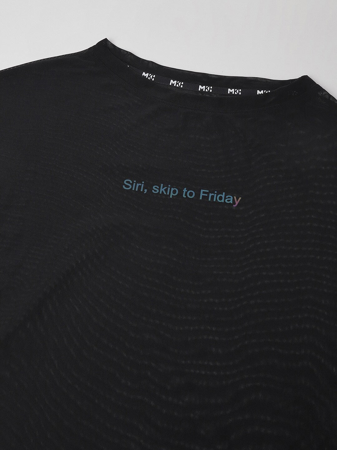 MKH Typography Printed Long Sleeve Relaxed Fit Dri-FIT Sports T-shirt - Swadesiicart