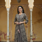 Juniper Women`s Black Rayon Staple Embroidered & Printed A-Line Kurta Sets | Swadesiicart