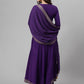 Khushal K Ethnic Motifs Embroidered Sequined Kurta with Palazzos & Dupatta - Swadesiicart