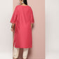 Sztori Plus Size Yoke Design Sequinned Kurta - Swadesiicart