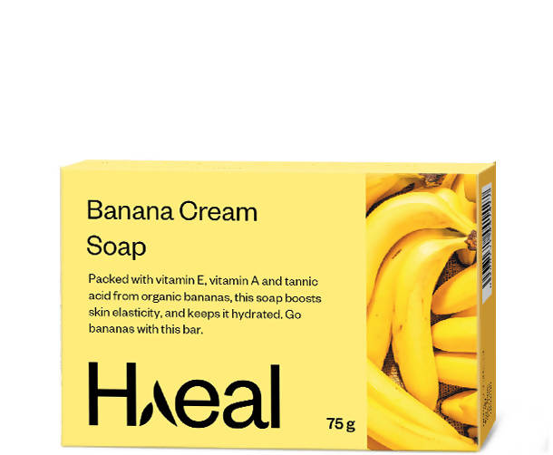 Haeal Banana Cream Soap - Swadesiicart
