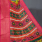 Lime Green Coloured Printed Semi Chanderi Saree By Gayathri Reddy Designer Studio | Swadesiicart