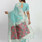Shree Shyam Fashion Linen Cotton Sea Green Saree