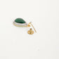 Nuyug 22K Gold Plated Fern Radiance Contemporary Drop Earrings | Swadesiicart