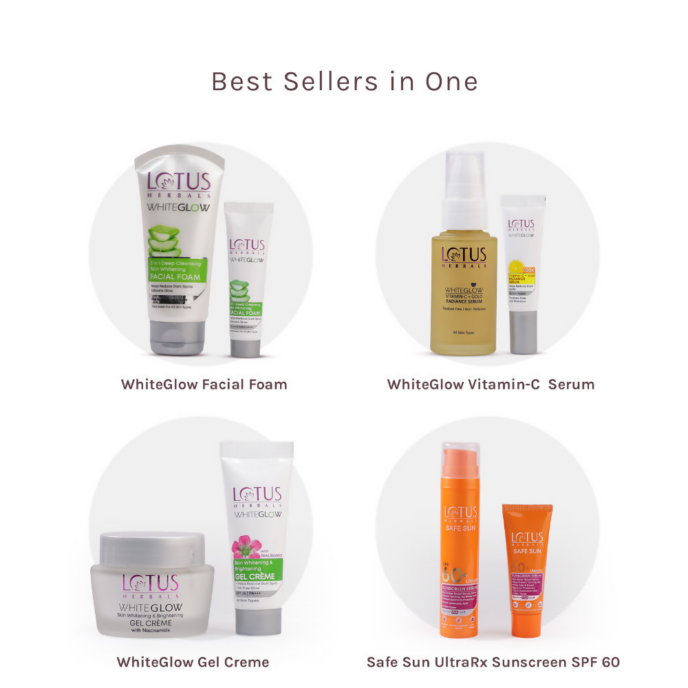 Lotus Herbals Glow Essentials Kit - Swadesiicart