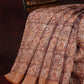 Wheat Colour All Over Print Semi Chanderi Saree By Gayathri Reddy Designer Studio | Swadesiicart