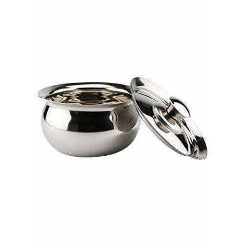 Pongal Pot/Cook-n-Serve Dish Stainless Steel - Swadesiicart