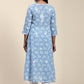 HOUSE OF KARI Floral Embroidered Chikankari Cotton Anarkali Kurta | Swadesiicart