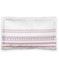 DDecor Purple & White Ethnic Motifs 144 TC Cotton Single Bedsheet with 1 Pillow Cover - Swadesiicart