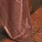 Mitera Off White & Gold-Toned Floral Zari Organza Banarasi Saree | Swadesiicart