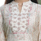 Juniper Off White Rayon Festive Printed Skd For Women - Swadesiicart