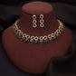 Tehzeeb Creations Gold Pleate Black Colour Choker Set - Swadesiicart